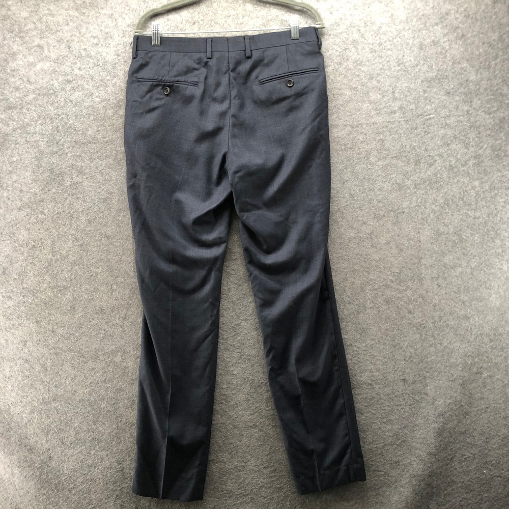 J.Crew Slim Ludlow Wool Dress Pants Mens 31x32 Charcoal Gray Flat Front - Picture 2 of 9